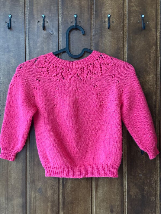 Children sweater pink